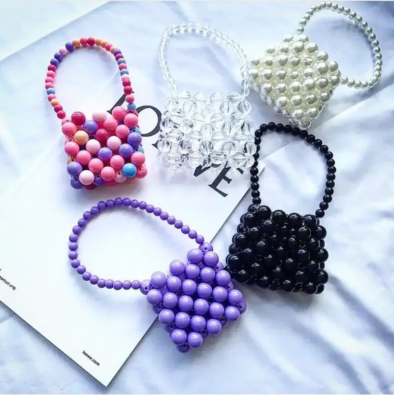 Unique beaded mini bag