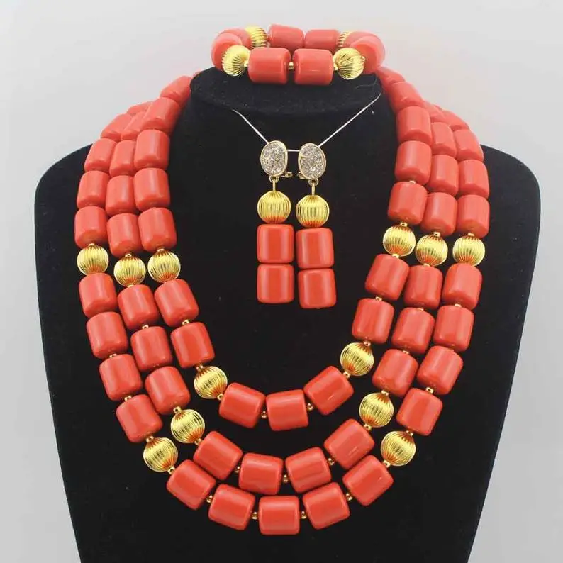 Edo Coral Beads/ Benin Coral Beads/Nigerian Wedding Beads/African Beads