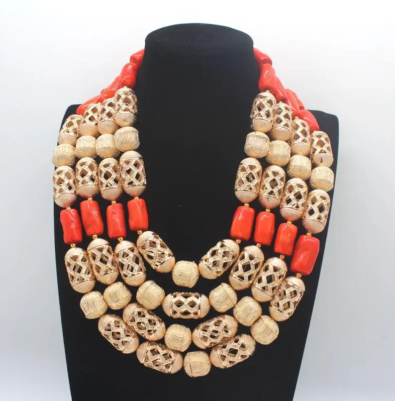 Edo Coral Beads/ Benin Coral Beads/Nigerian Wedding Beads/African Beads