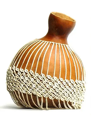 Sekere owoeyo, Shaker with Cowries, Musical Instrument, Yoruba Musical Instrument