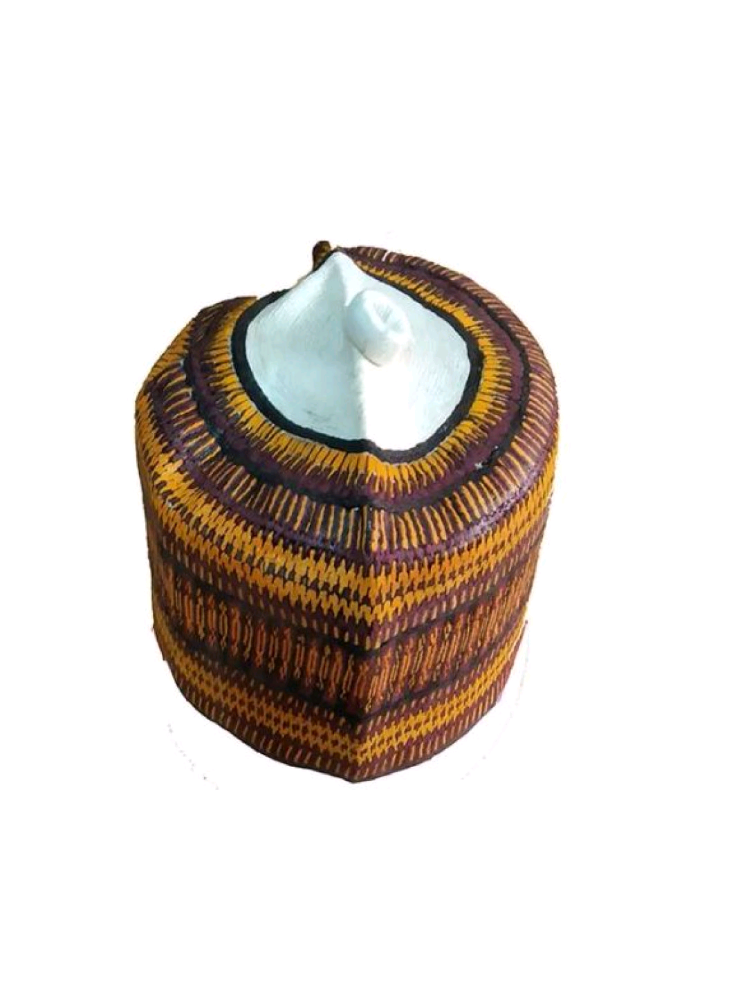 NEW PREMIUM BROWN HAUSA TANGARAN CAP