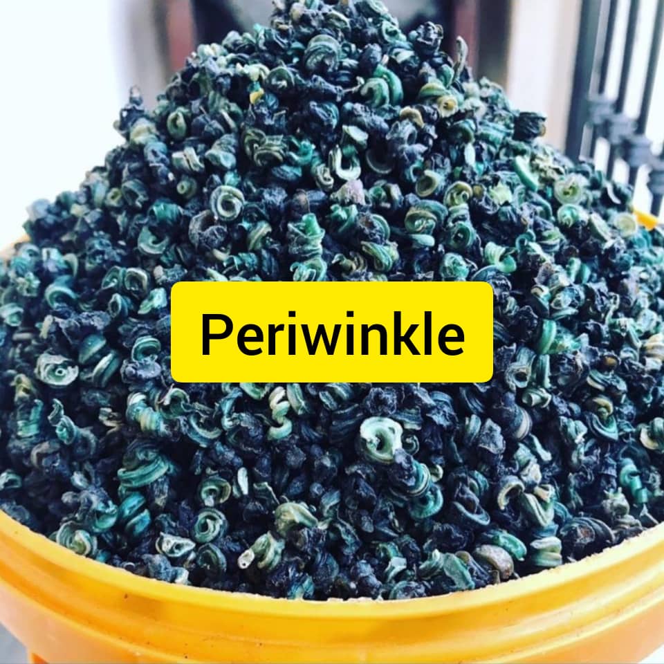 Dried periwinkles