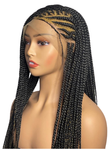 X Cornrow 2 style in 1 wig ( 0.5KG )