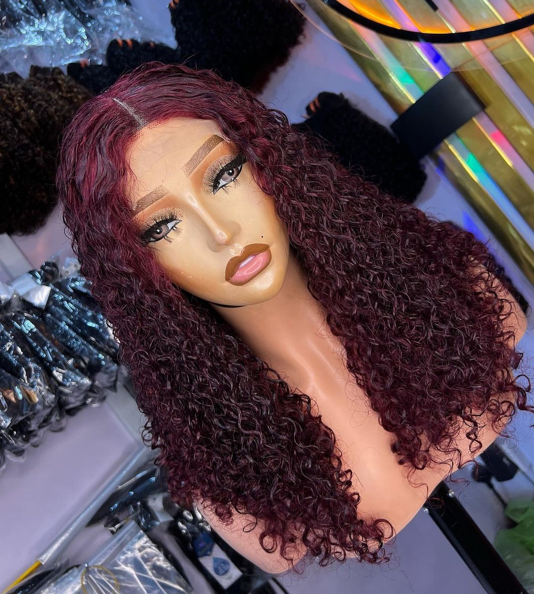 SDD Pissy Curls Burgundy ( 0.5KG )