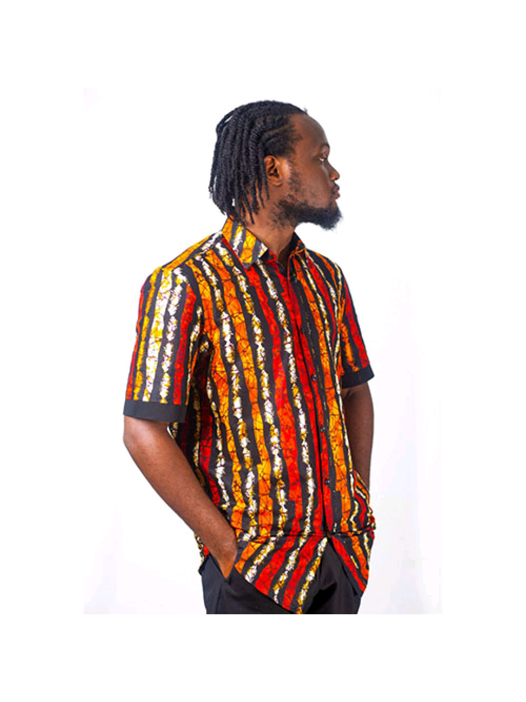 AFROCENTRIC SS SHIRTS | BLACK | GOLD